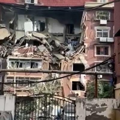 7月19日清晨，天津市北辰區歡顏里小區發生燃氣爆燃。